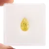 1.01 Carat Fancy Vivid Yellow Pear Diamond VS2 GIA