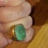 Natural Emerald Gold Ring