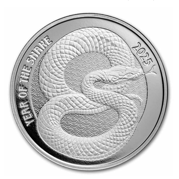 Silver Proof - 2025 Year of the Snake 1oz