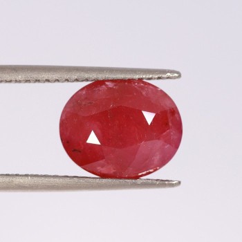 Red, Pink Ruby - 5.09 ct - (AIGS)