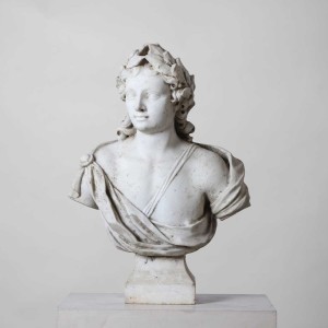 A MARBLE BUST OF APOLLO, LATE 17TH/EARLY 18TH CENTURY